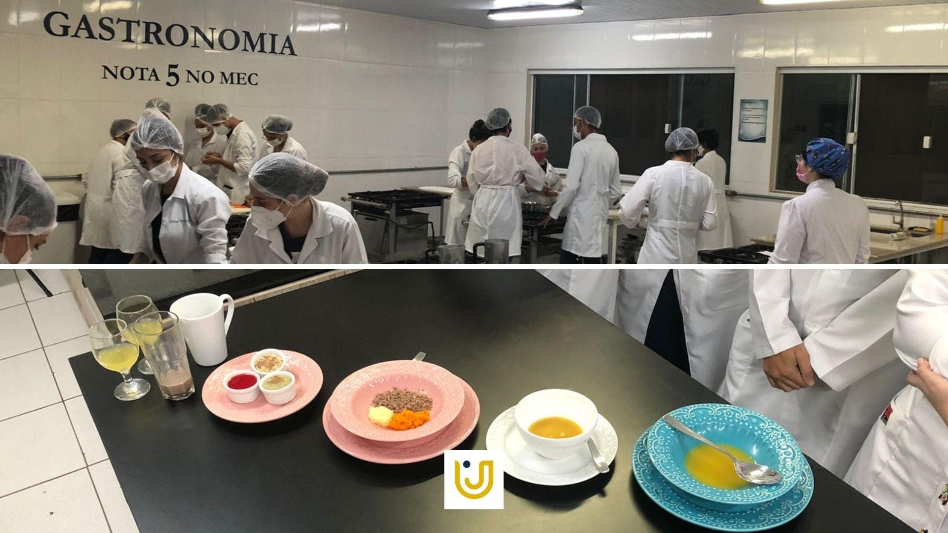 A imagem mostra os alunos durante a aula de dieta pós cirurgia bariátrica.