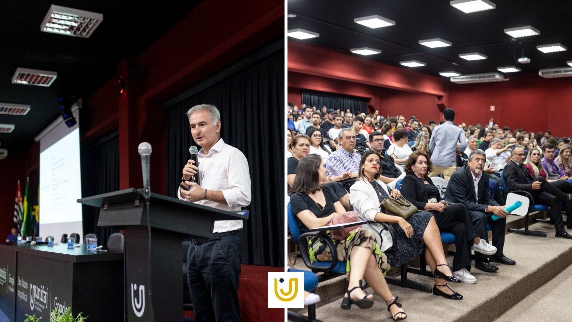 Márcio Sanches, diretor de Pesquisa e Inovação do InovaEduK, durante evento de lançamento do novo hub de inovação da UniFAJ, em Jaguariúna, nesta segunda-feira, 6 de maio